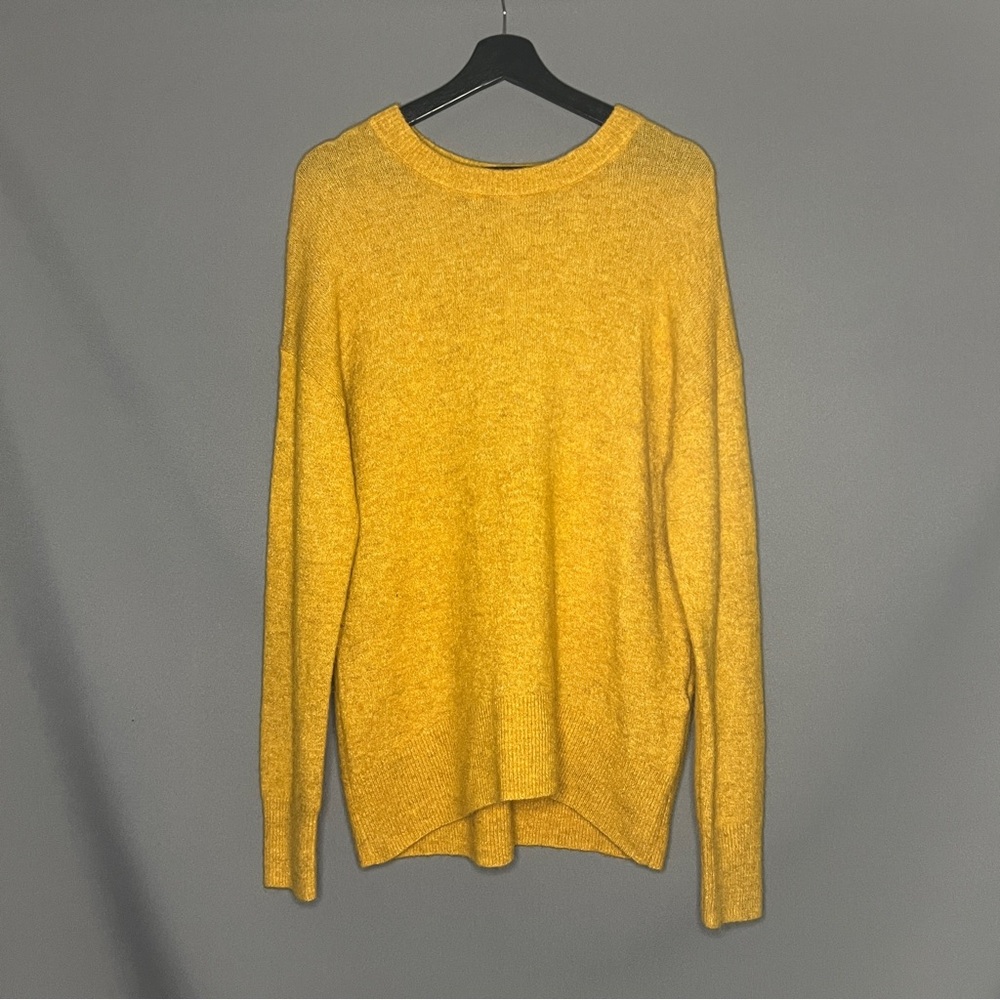 Aritzia The Group Babaton relaxed fit alpaca wool blend aztec gold sweater XS